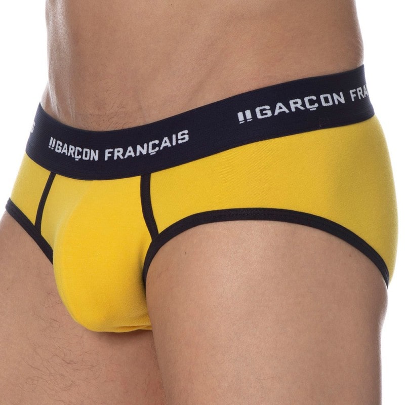 Garçon Français Cotton Briefs - Lemon