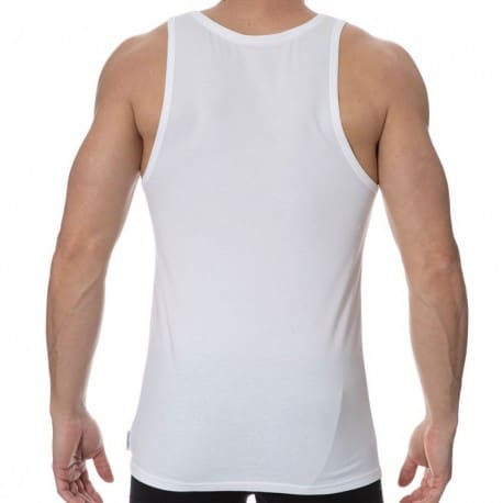 Calvin Klein 2-Pack Modern Cotton Stretch Tank Tops - White