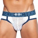 ES Collection Open Mesh Jock - White