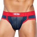 ES Collection Open Mesh Jock - Navy