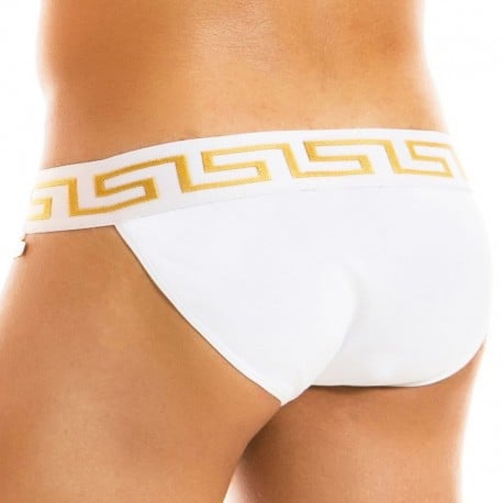 Modus Vivendi Slip Tanga Meander Blanc