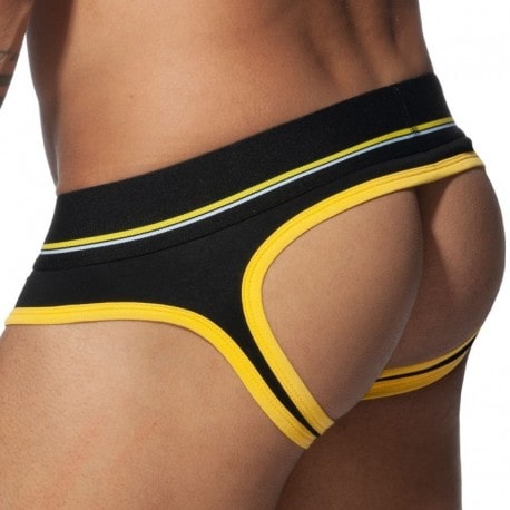 Addicted Basic Colors Empty Bottom Brief - Black