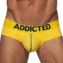 Addicted Push Up Mesh Brief - Yellow