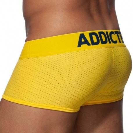 Addicted Boxer Push Up Mesh Jaune