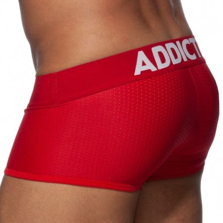 Addicted Boxer Court Push Up Mesh Rouge