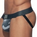 Addicted Washed Camo Jock - Grey