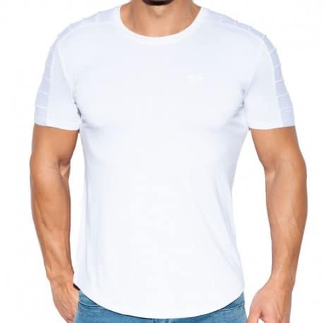 ES Collection Ranglan Viscose T-Shirt - White