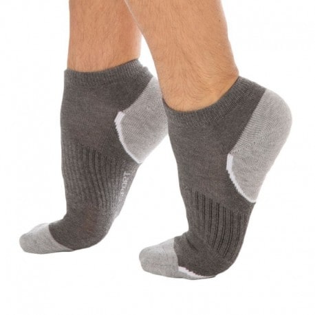 DIM 3-Pack Sport Socks - Grey