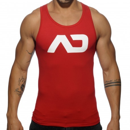 Basic AD Tank Top - Red
