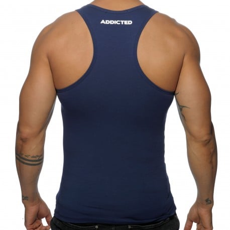 Basic AD Tank Top - Navy