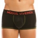 Modus Vivendi Floral Cupro Boxer - Black