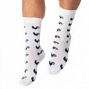 Garçon Français Gallic Rooster Socks - White