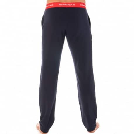 Garçon Français Loungewear Pants - Navy - Red