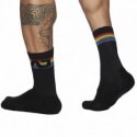 Addicted AD Rainbow Socks - Black