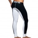 Addicted Combi Rib Long John - White - Black