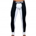 Addicted Combi Rib Long John - White - Black