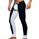 Addicted Combi Rib Long John - White - Black