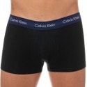 Calvin Klein 3-Pack Cotton Stretch Boxers - Black with Color Waistband