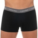 Calvin Klein 3-Pack Cotton Stretch Boxers - Black with Color Waistband