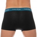 Calvin Klein 3-Pack Cotton Stretch Boxers - Black with Color Waistband