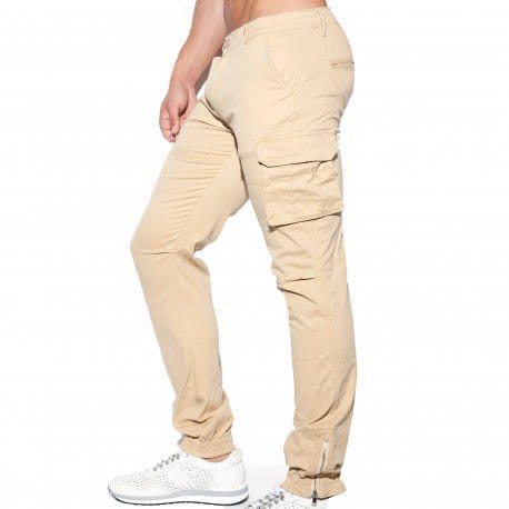 ES Collection Cargo Pants - Beige