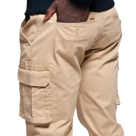 ES Collection Pantalon Cargo Beige