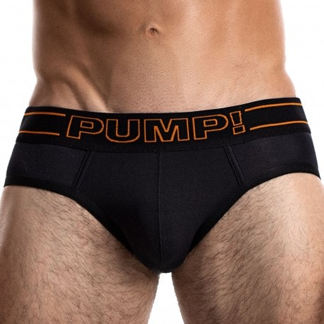 Pump! Nightlight Brief - Black - Orange