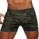 Addicted Camo Jeans Short - Khaki