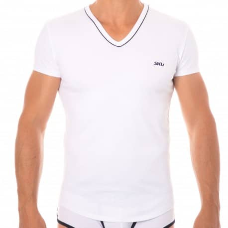 Armani v 2024 neck shirt