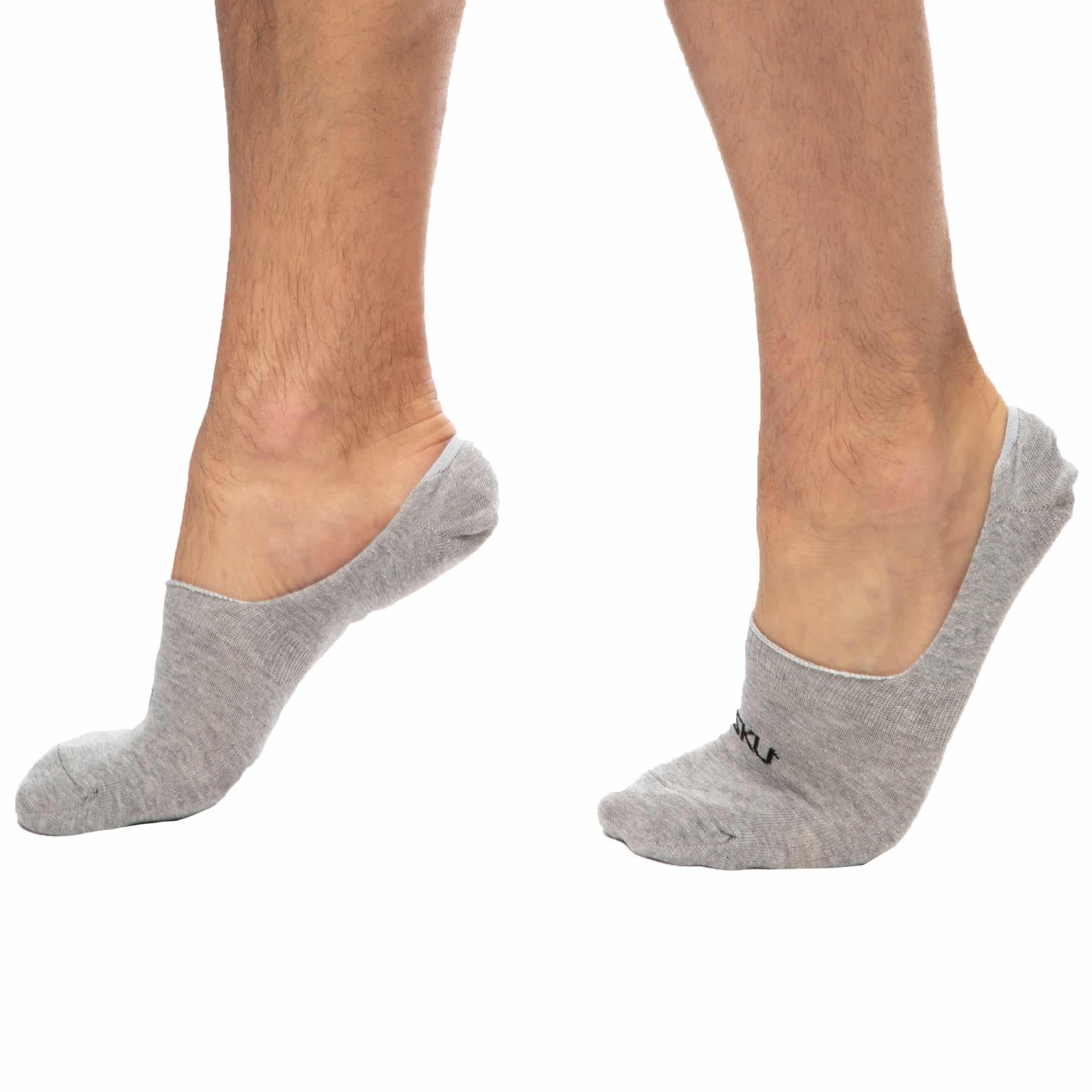 SKU 3-Pack No Show Socks - Grey