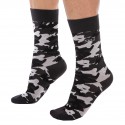 SKU Camo Cotton Dress Socks - Grey