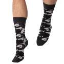 SKU Camo Cotton Dress Socks - Grey