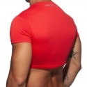 Addicted T-Shirt Crop AD Rouge