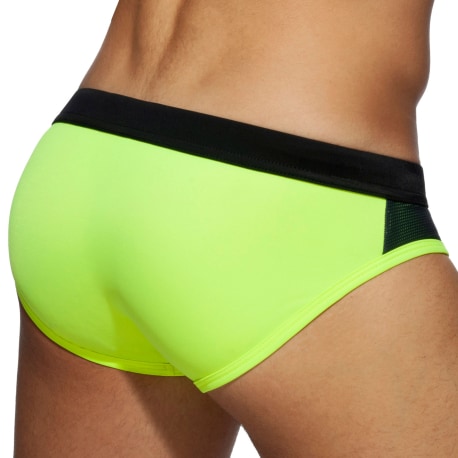 Addicted Slip de Bain Spike Noir - Citron Vert