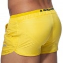 Addicted Double Waistband Swim Shorts - Yellow