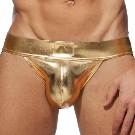 Addicted Metallic Jock Strap - Gold