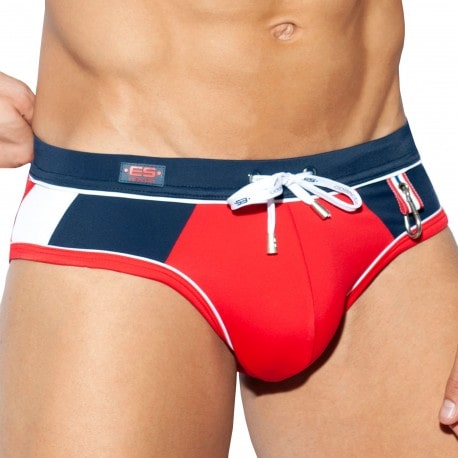 ES Collection Sport Swim Briefs - Red