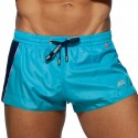 Addicted Racing Side Swim Shorts - Turquoise Blue