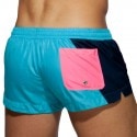 Addicted Racing Side Swim Shorts - Turquoise Blue