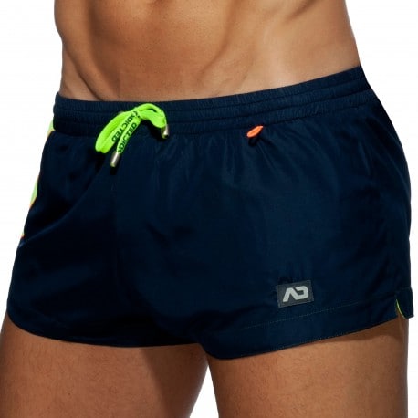 Addicted Short de Bain Racing Side Bleu Marine