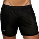 AD Fetish Long Pocket Mesh Rocky Shorts - Black