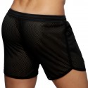 AD Fetish Long Pocket Mesh Rocky Shorts - Black