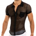 Modus Vivendi Camouflage Mesh Shirt - Black