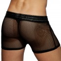 Addicted C-Through Mesh Shorts - Black