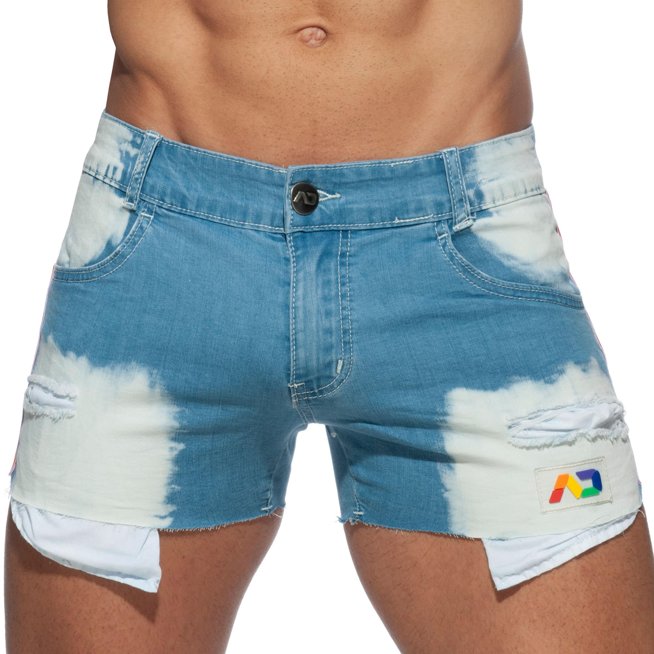 Addicted Pride Jeans Shorts - Indigo Blue