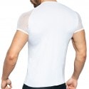 ES Collection T-Shirt Raglan Mesh Blanc