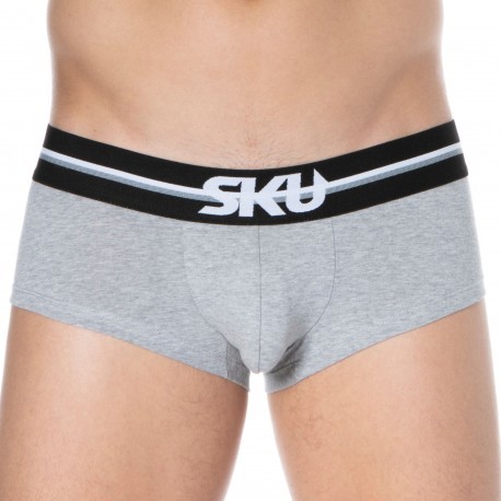 SKU 3-Pack First Cotton Trunks - Heather Grey
