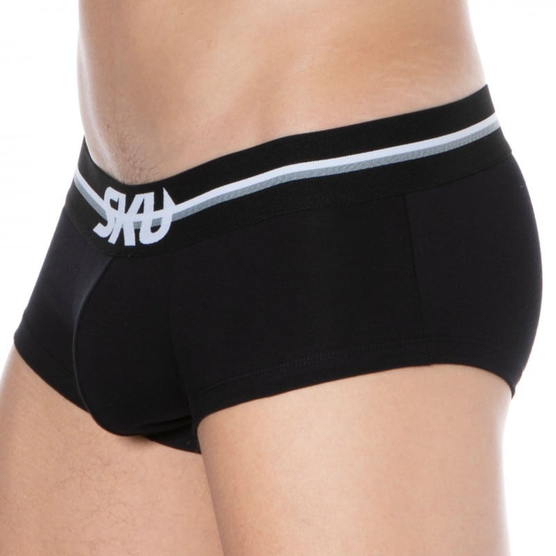 3-Pack First Cotton Trunks - Black