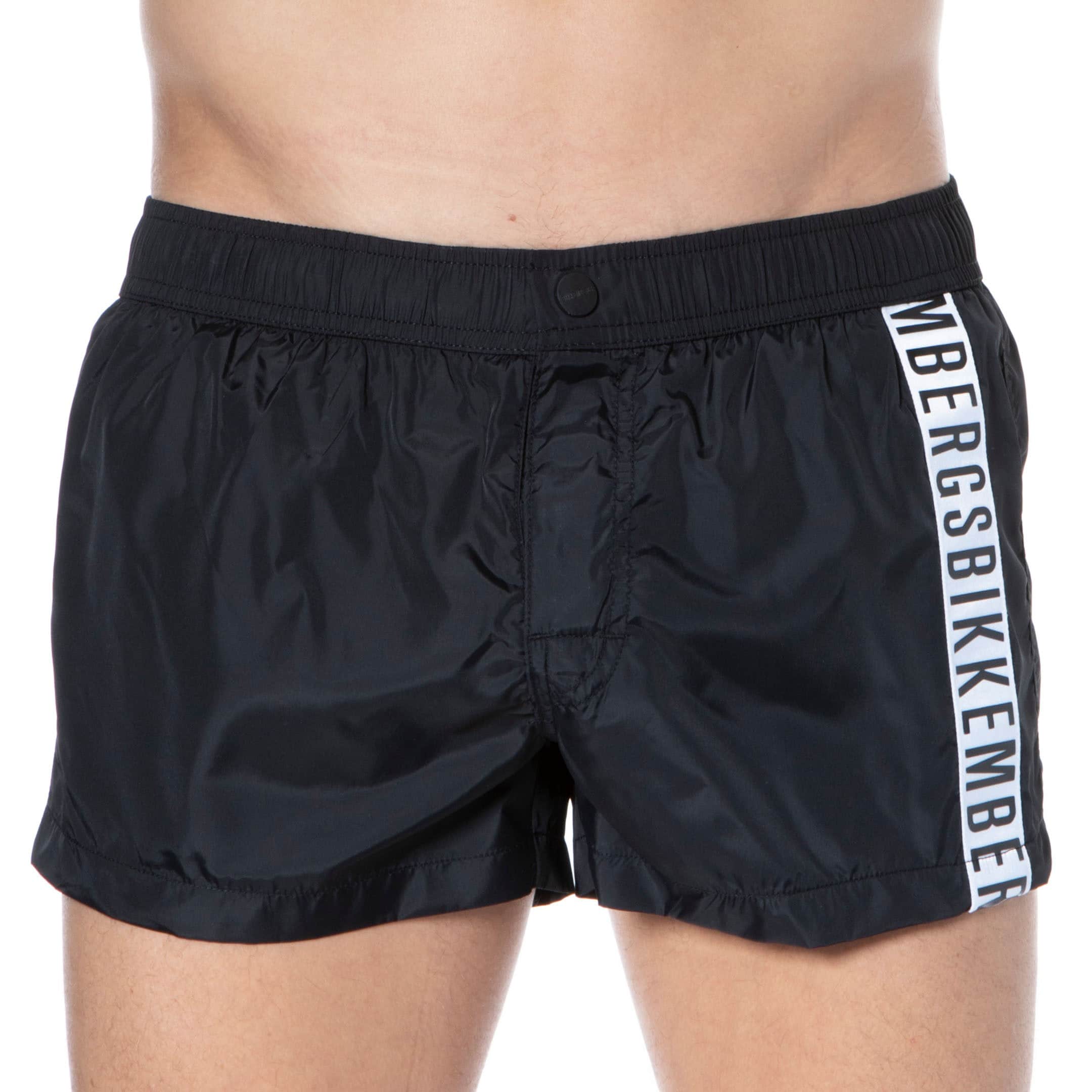 Bikkembergs Tape Swim Shorts - Black
