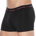 Calvin Klein 3-Pack Cotton Stretch Trunks - Black - Color Logo